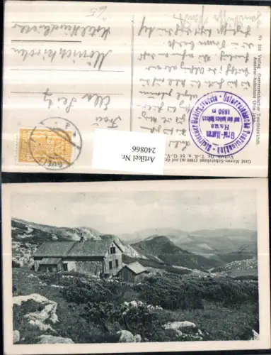 240866,Graf Meran-Schutzhaus auf d. Hohen Veitsch b. Mürzsteg
