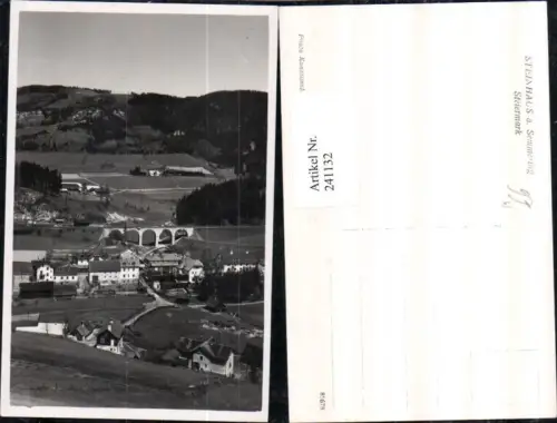 241132,Steinhaus a. Semmering Totale Viadukt Brücke
