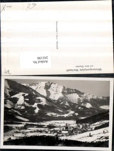 241190,Mariazell Totale m. d. Ötscher Winterbild