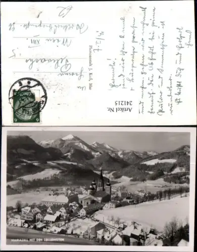 241215,Mariazell Totale m. d. Zellerhüten