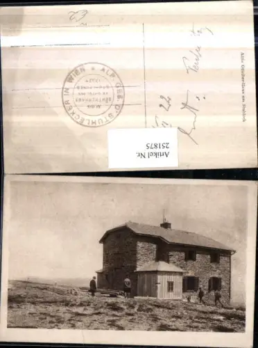 251875,Alois Güntherhaus am Gipfel des Stuhleck b. Spital am Semmering