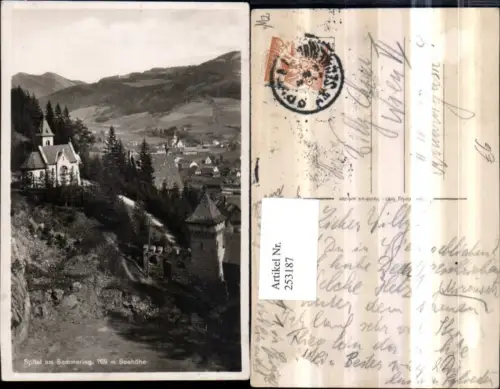 253187,Spital am Semmering Teilansicht Kirche