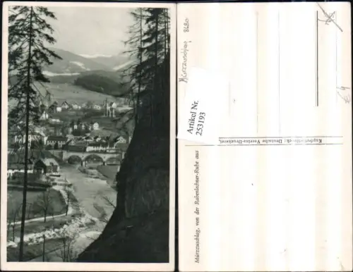 253193,Mürzzuschlag Teilansicht Viadukt Brücke von d. Rabenlechner-Ruhe aus