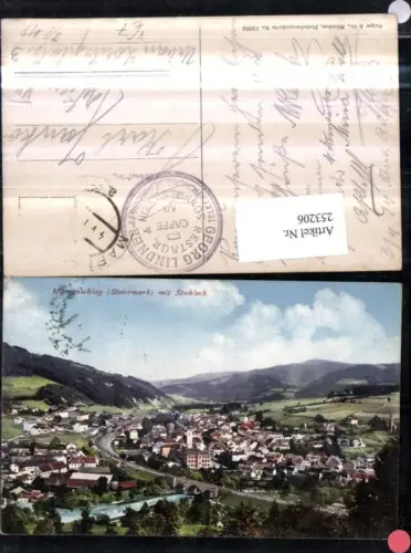 253206,Mürzzuschlag Totale m. Stuhleck pub Purger u. Co 12064