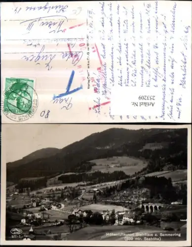 253209,Steinhaus am Semmering Teilansicht Viadukt Brücke