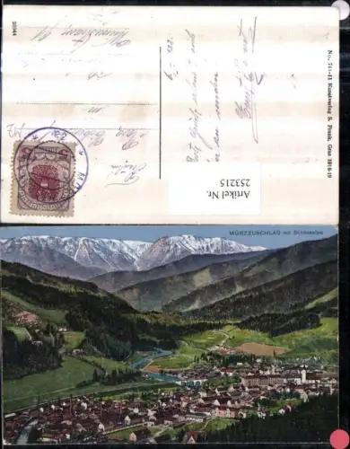 253215,Mürzzuschlag Totale m. Schneealpe