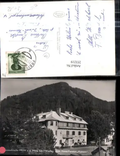 253219,Frein an d. Mürz b. Mürzsteg Hotel Pension Aumann