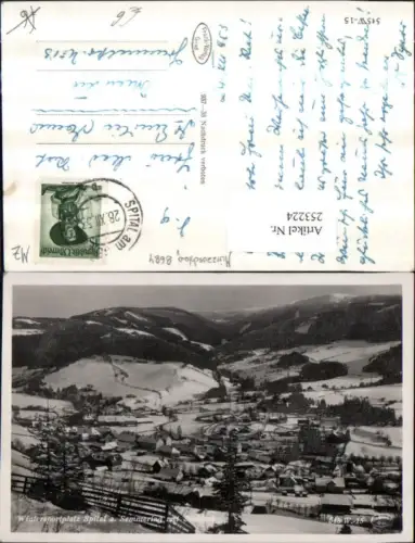 253224,Spital am Semmering Totale m. Stuhleck Winterbild