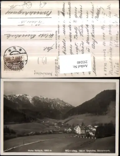 253240,Mürzsteg Totale m. Hohe Veitsch