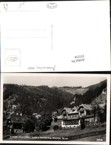 253254,Spital am Semmering Pension Onkel Fritz