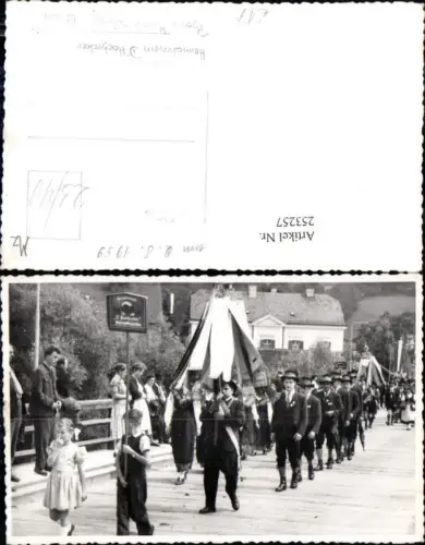 253257,Foto AK Festzug Heimatverein D`Hochecker Phönix Mürzzuschlag Trachten Tracht