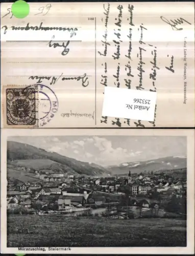 253266,Mürzzuschlag Totale m. Viadukt Brücke