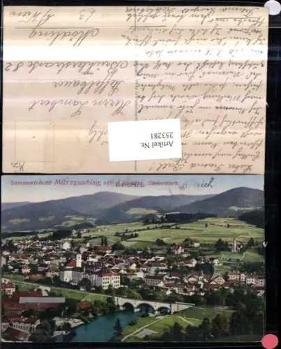 253281,Mürzzuschlag Totale m. Viadukt Brücke