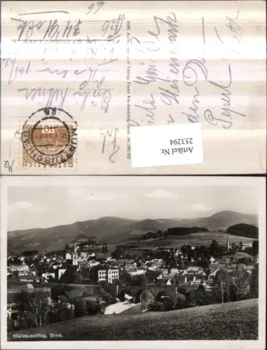 253294,Mürzzuschlag Totale m. Viadukt Brücke