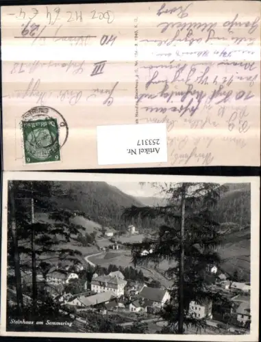 253317,Steinhaus am Semmering Totale