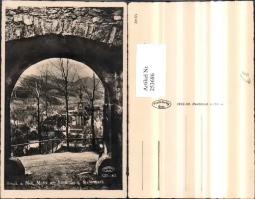253686,Bruck an d. Mur Teilansicht Motiv am Schlossberg