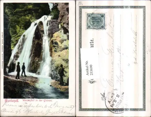 253690,Mariazell Wasserfall in der Grünau pub Ottmar Zieher