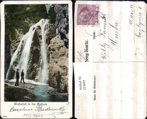 253693,Wasserfall in der Grünau b. Mariazell