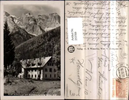 253709,Hotel Bodenbauer m. Hochschwabgruppe Bergkulisse b. Aflenz