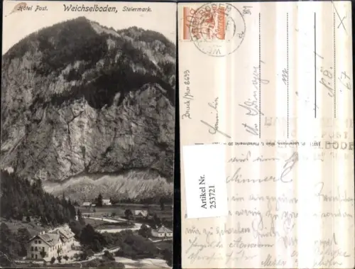 253721,Weichselboden Hotel Post Bergkulisse