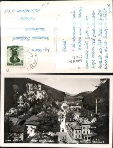 253731,Thörl b. Aflenz Totale m. Ruine Schachenstein