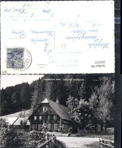253757,Niederalpl Gasthaus Gamsjäger b. Mürzsteg