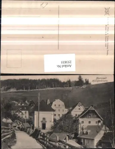 253835,Mariazell Heiligenbrunn Kapelle Gasthäuser Haftner Wegpartie