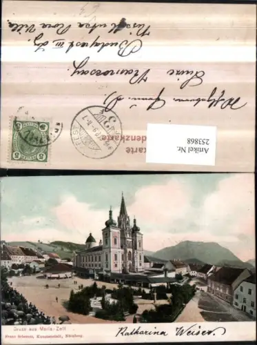 253868,Gruß aus Mariazell Kirche pub Franz Schemm Nürnberg