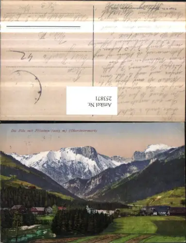253871,Die Fölz m. Fölzstein Bergkulisse b. Aflenz pub Purger u. Co 12803