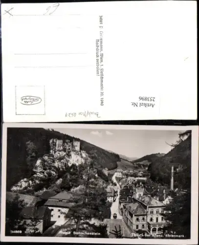 253896,Thörl b. Aflenz Totale m. Ruine Schachenstein