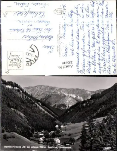 253910,Au b. Aflenz Totale Bergkulisse