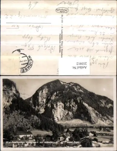 253912,Weichselboden Totale m. Gutenbrand u. Hotel Post
