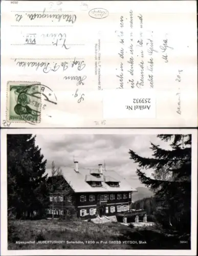 253932,Alpengasthof Hubertushof b. Großveitsch Veitsch