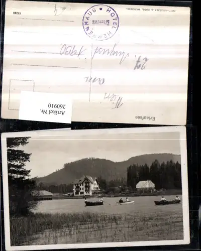 260910,Erlaufsee See b. Mariazell Ruderboote Partie