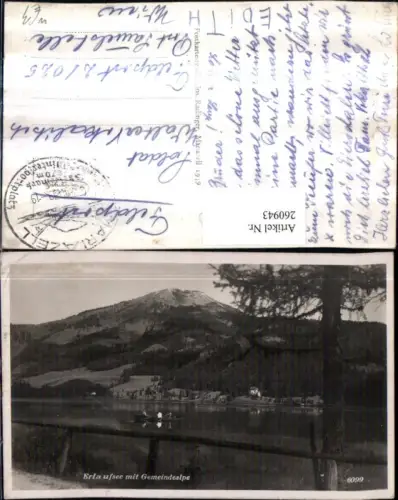 260943,Erlaufsee See m. Gemeindealpe Partie b. Mariazell