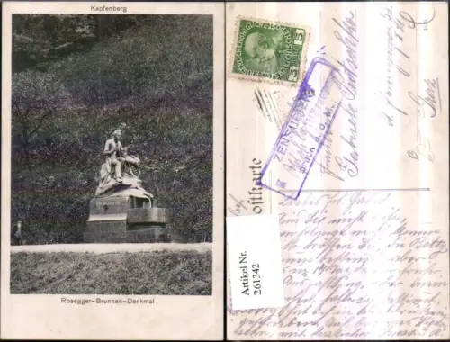 261342,Kapfenberg Rosegger-Brunnen-Denkmal