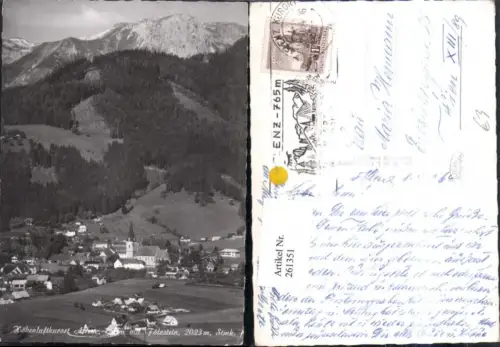 261351,Aflenz Totale m. Fölzstein Bergkulisse