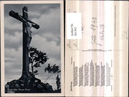 261362,Bürgeralpe Neues Kreuz b. Mariazell