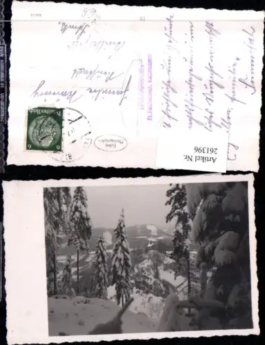 261396,Foto AK Mariazell Partie Blick auf Kapelle Winterbild pub Lichtbildwerkstätte Fr. Pachleitner
