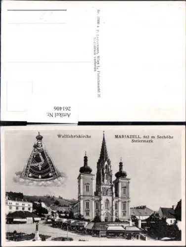 261406,Mariazell Kirche Fotomontage Gnadenbild