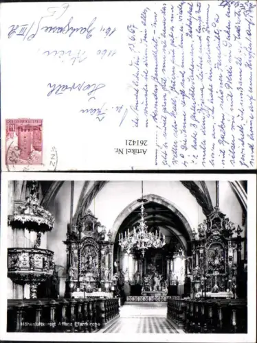 261421,Aflenz Pfarrkirche Kirche Innenansicht Kanzel