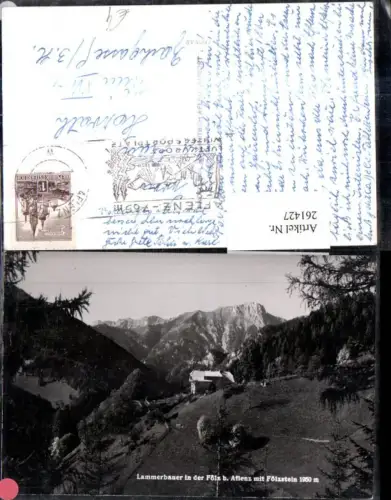 261427,Lammerbauer in d. Fölz b. Aflenz m. Fölzstein Bergkulisse