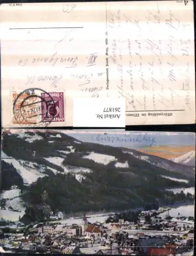 261877,Mürzzuschlag Totale Winterbild