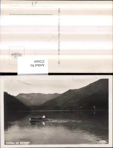 272669,Erlafsee Erlaufsee See b. Mariazell Partie Ruderboot
