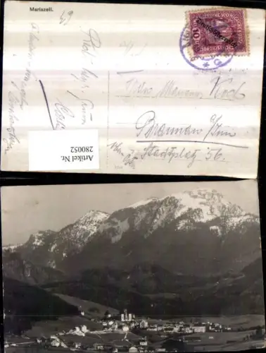 280052,Mariazell Totale Bergkulisse