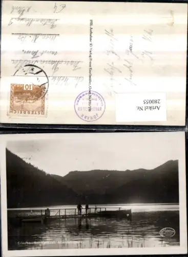 280055,Erlaufsee See b. Mariazell Abendstimmung