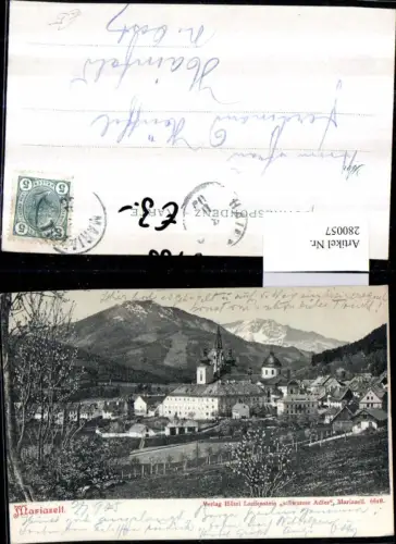 280057,Mariazell Totale Bergkulisse