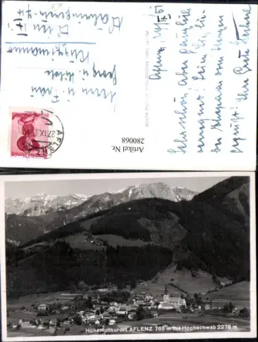 280068,Aflenz Totale m. Hochschwab Bergkulisse