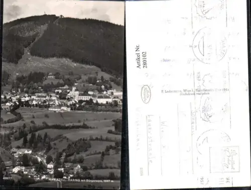 280102,Mariazell u. Rasing Totale m. Bürgeralpe