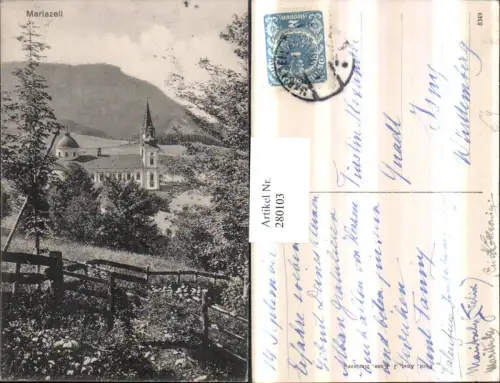 280103,Blick auf Mariazell Kirche